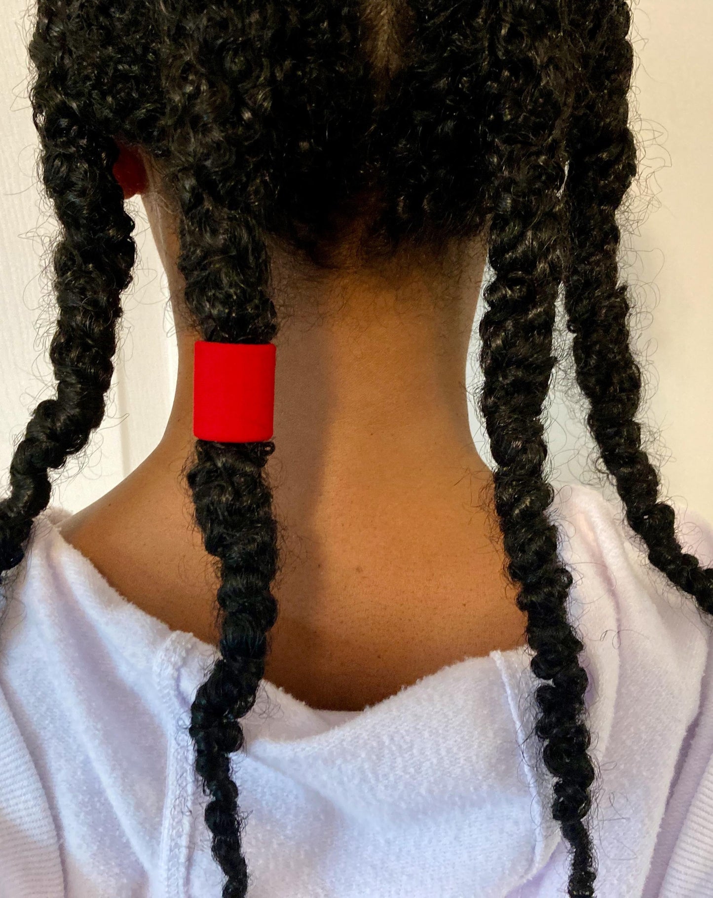 Large Hair Cuffs for Natural Hairstyles & Updos, Fabric Covered, Adjustable, 6-Pack