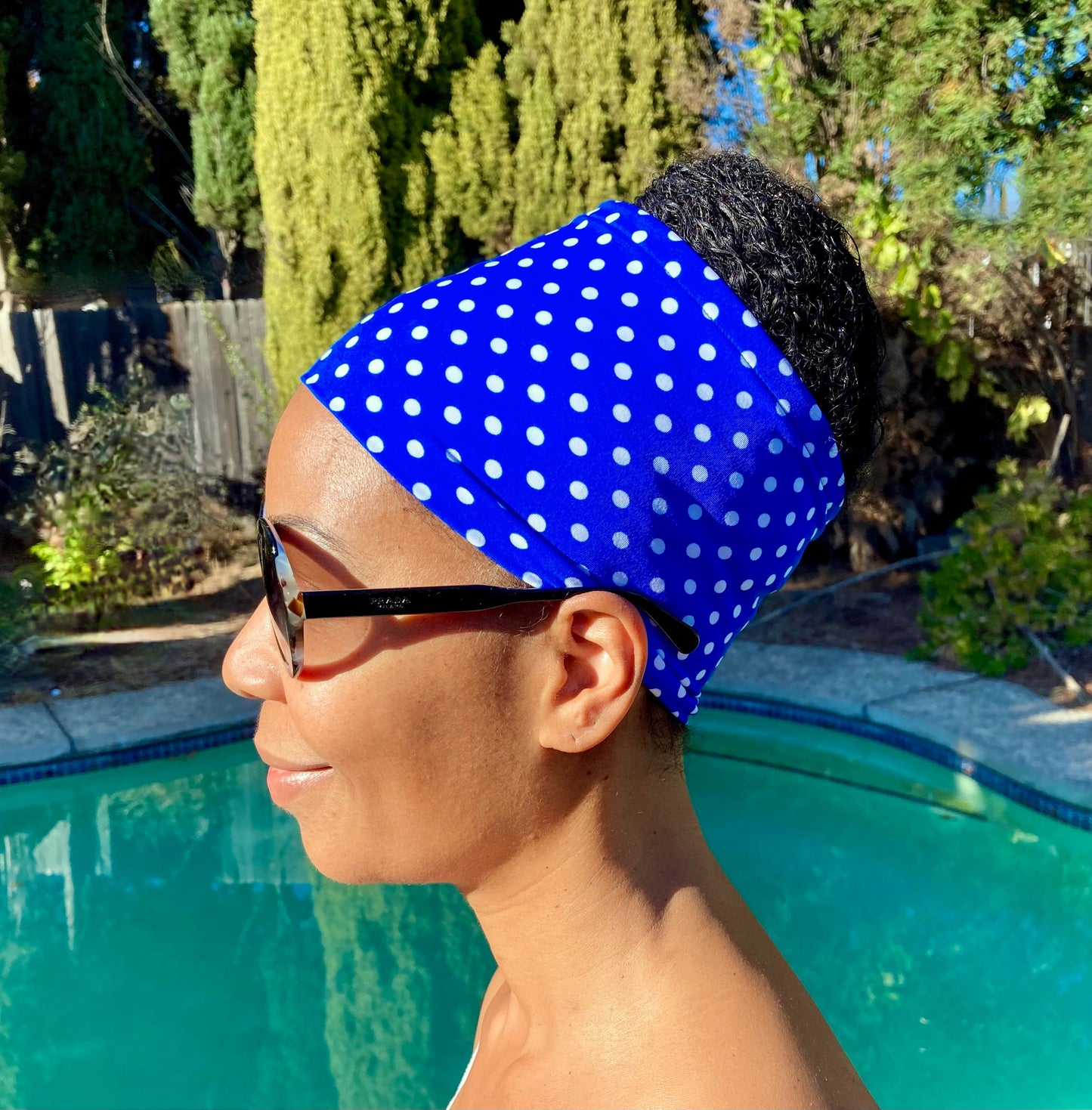 Swim Headbands for wearing under swim caps--Wide and Water-Resistant